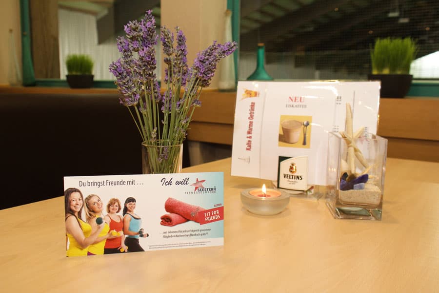 Bistro Fitnessclub Seestern Süd Tennishalle Düsseldorf
